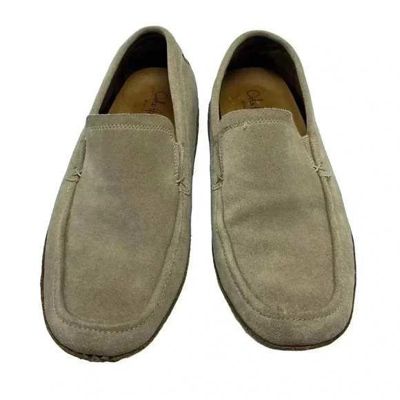 Cole Haan Nike air driving loafer moccasin slip on suede rubber sole - Picture 2 of 9